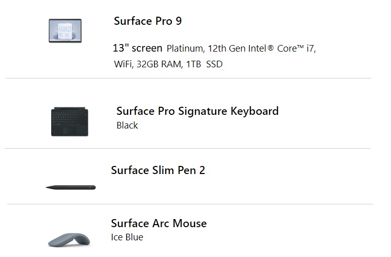 Surface Pro 9 Bundle